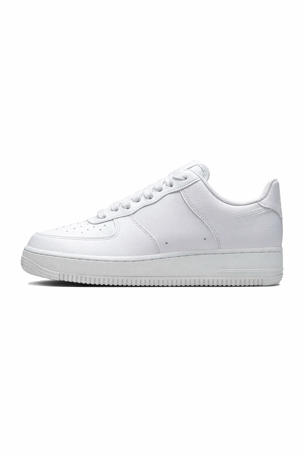White sneaker on a white background